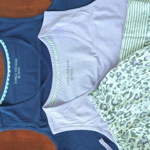 NEW Carole Hochman Pajama set 3 pcs